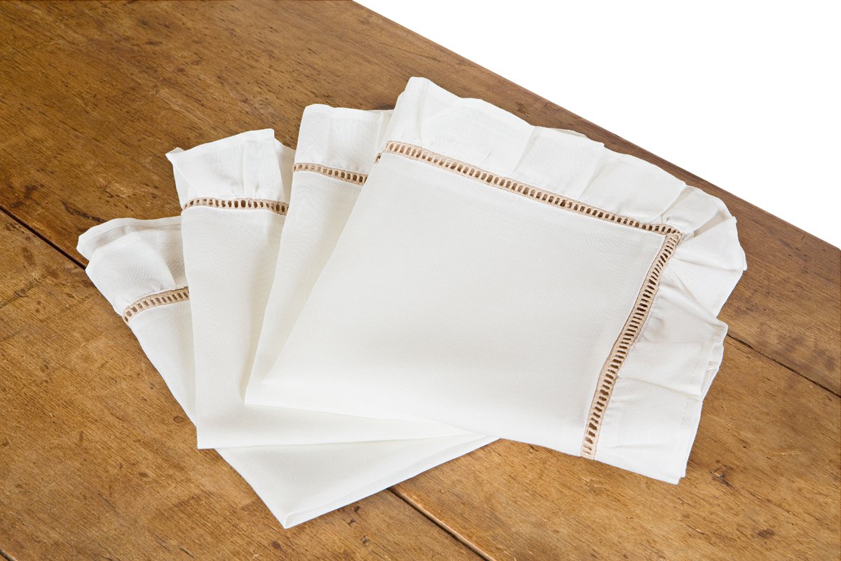 Linen Table Napkins, Set of Four